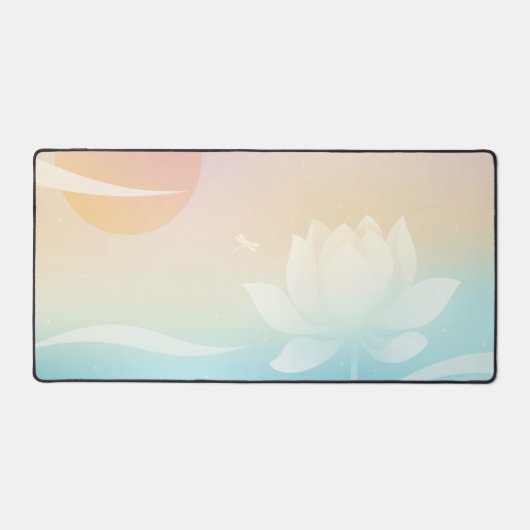Lotus Calm Desk Mat デスクマット (正面)