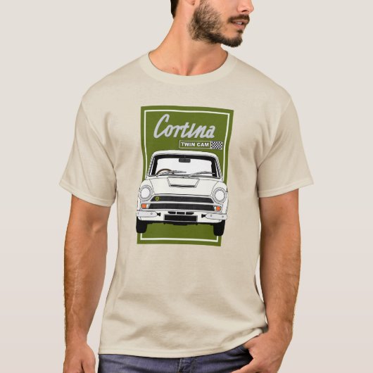 Lotus Cortina Mk1 T-Shirt Tシャツ (正面)