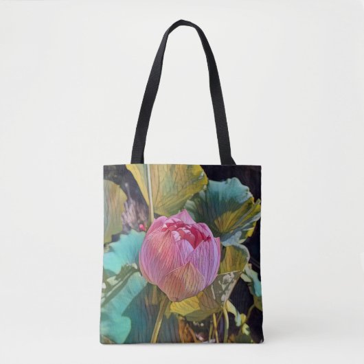 Lotus Delight - Tote Bag トートバッグ (正面)