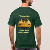 Lotus Elise T-Shirt両面グラ フィックス Tシャツ (裏面)