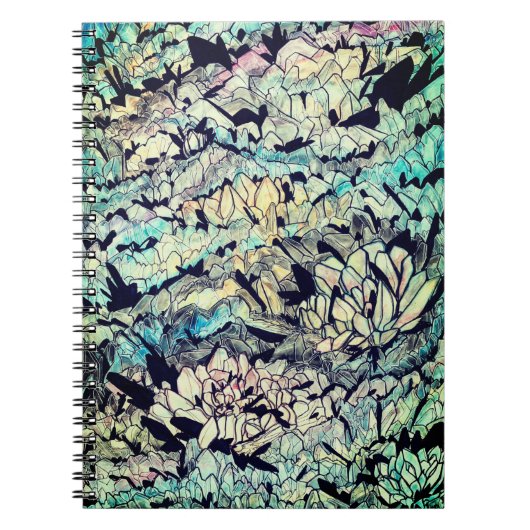 Lotus Flow Spiral Notebook ノートブック (正面)