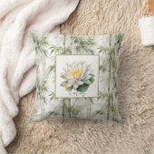 Lotus Flower Bamboo   クッション (ブランケット)