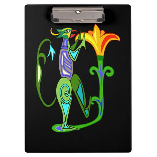 Lotus Flower Clipboardを使用したエジプト美術 クリップボード (正面)