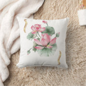 Lotus Flower Design  クッション (ブランケット)