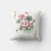 Lotus Flower Design  クッション (正面)