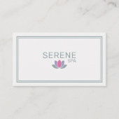 Lotus Flower - Spa Salon  名刺 (正面)