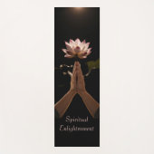 Lotus Flower Spiritual Enlightenment ヨガマット (正面)