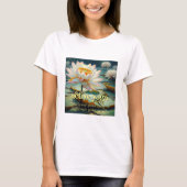 Lotus flower Yoga Tシャツ (正面)