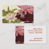 Lotus Flowersプロファイル呼び出しカード コーリングカード (正面/裏面)