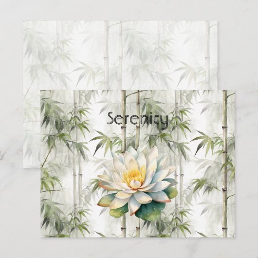 Lotus Flowers Serenity  ポストカード (正面/裏面)