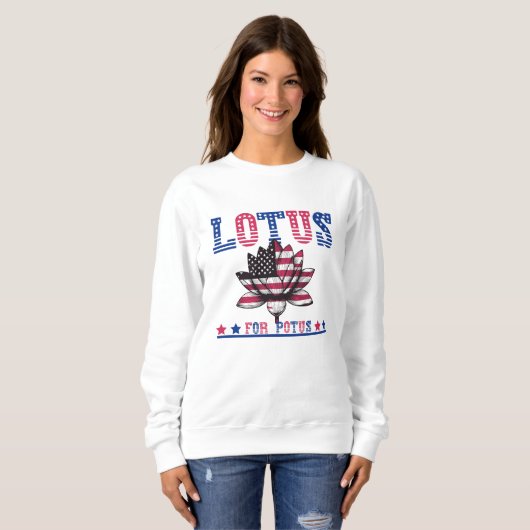LOTUS for POTUS 2024 スウェットシャツ (正面フル)