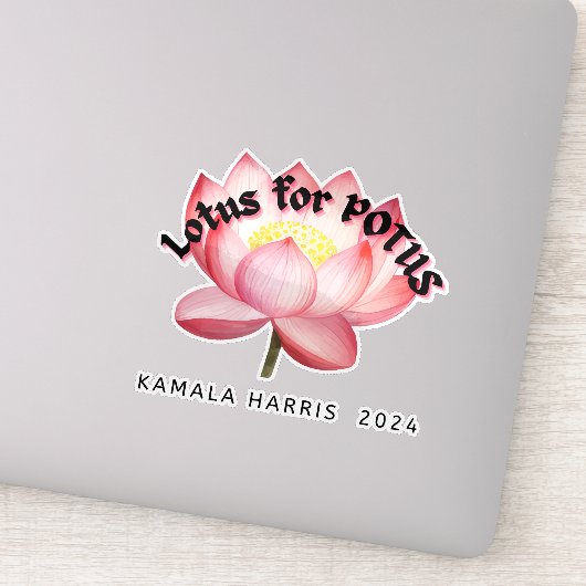 Lotus For POTUS Harris選任ノートブックPCデカール シール (詳細)