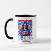 Lotus for Potus Kamala Harris大統領選挙キャンペーン マグカップ (左)