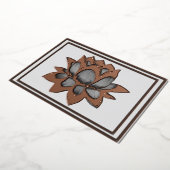 Lotus grey & copper foil card  箔シーズンカード (回転した状態)