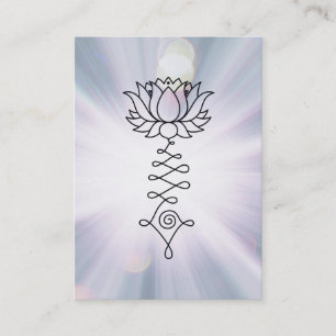 *~* Lotus Lavender Blue Rays霊気癒しエネルギー 名刺