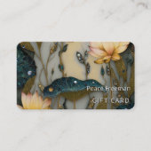 Lotus Light Awakening | ボタニカルデザイン 名刺 (正面)