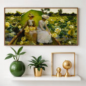 Lotus Lilies, Charles Curran ポスター