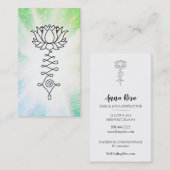 *~*Lotus Lilly霊気の修復 名刺 (正面/裏面)