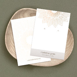 Lotus Mandalaジュエリーデザイナーイヤリングディスプレイ