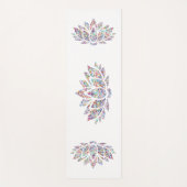 Lotus mit Konfetti-Muster ヨガマット (正面)