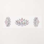 Lotus mit Konfetti-Muster ヨガマット (正面(横))