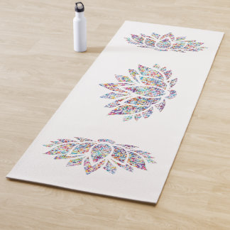 Lotus mit Konfetti-Muster ヨガマット