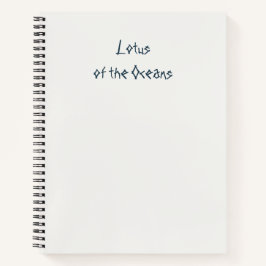 Lotus of the Oceans Notebook ノートブック