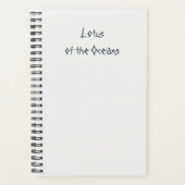 Lotus of the Oceans Planner プランナー手帳 (正面)
