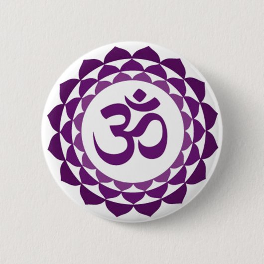 Lotus ohm button 缶バッジ (正面)