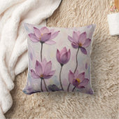 Lotus – Oil Painting クッション (ブランケット)