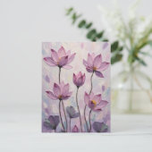 Lotus – Oil Painting シーズンポストカード (スタンド正面)