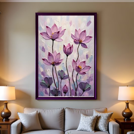 Lotus – Oil Painting タペストリー