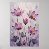 Lotus – Oil Painting ポスター (正面)