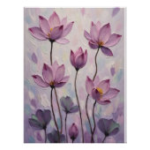 Lotus – Oil Painting ポスター (正面)