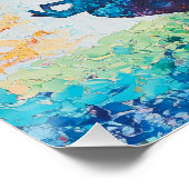 Lotus Pose Glossy Poster: Serenity in開花 ポスター (コーナー)