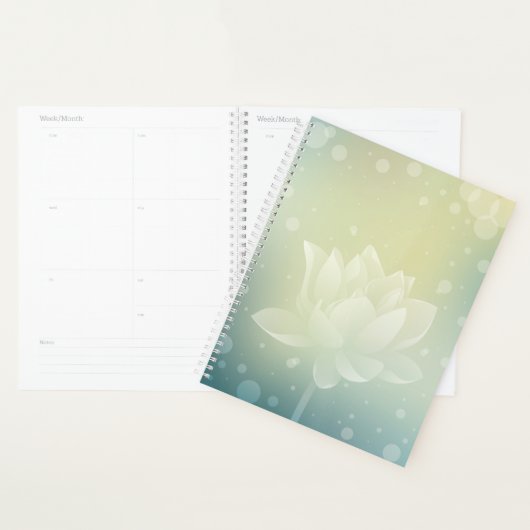 Lotus Serenity Hardcover Daily Planner プランナー手帳 (ディスプレー)