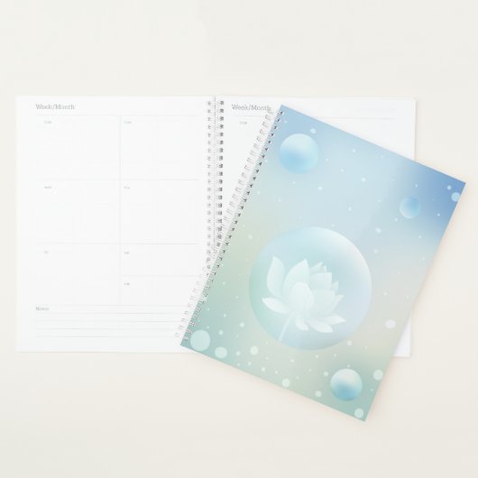 Lotus Serenity Hardcover Daily Planner プランナー手帳 (ディスプレー)