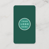 Lotus Social Mediaスキャン可能なQRコード垂直 名刺 (裏面)