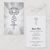 *~* Lotus Sparkle Rays霊気のエネルギー修復 名刺 (正面/裏面)