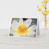 Lotus "Suihiren" カード (黄色い花)