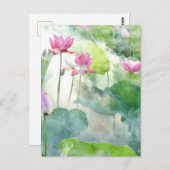 Lotus Summer, ethereal photos ポストカード (正面/裏面)