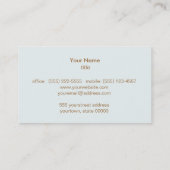 Lotus Symbol Health and Healing Business Card 名刺 (裏面)