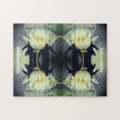 Lotus Water Lily Flower Create Your Own Photo ジグソーパズル (横)