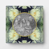 Lotus Water Lily Flower Create Your Own Photo フォトプラーク (正面)