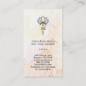 *～* Lotus Yoga Nirvanaグラデーションの神聖な幾何学 名刺 (裏面)