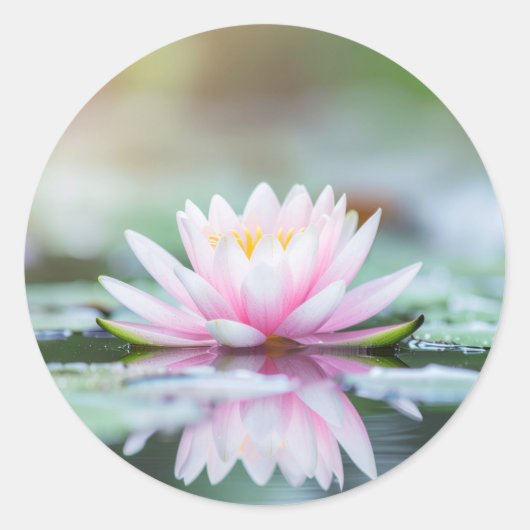 LOTUS - ZEN BUDDHISM ラウンドシール (正面)
