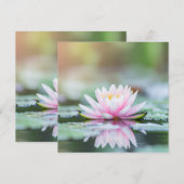 LOTUS - ZEN BUDDHISM - Greeting cards (正面/裏面)