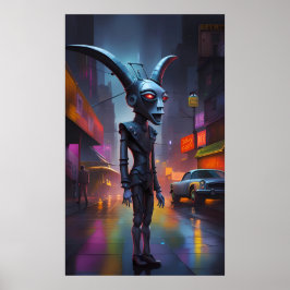 Lou Cipher、Private Cyborg Devil on the Case ポスター