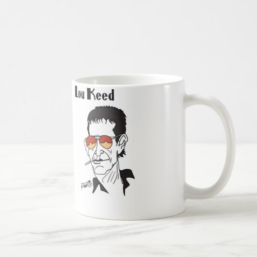 Lou Reed caricature コーヒーマグカップ (右)