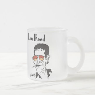 Lou Reed caricature フロストグラスマグカップ